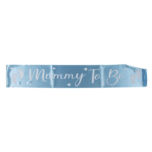 Picture of MUM TO BE SASH BLUE